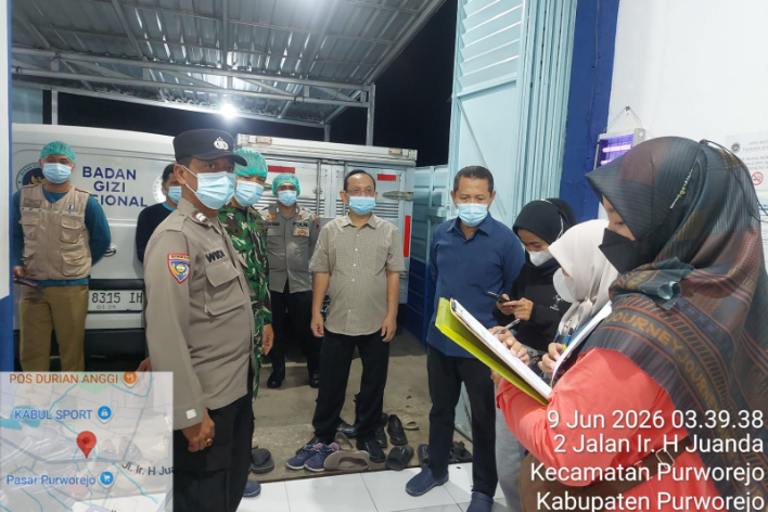 Monitoring Dapur SPPG Kelurahan Mudal Bersama Satgas MBG