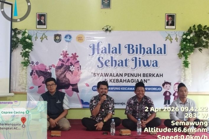Halalbihalal Sehat Jiwa YAKKUM di Desa Semawung