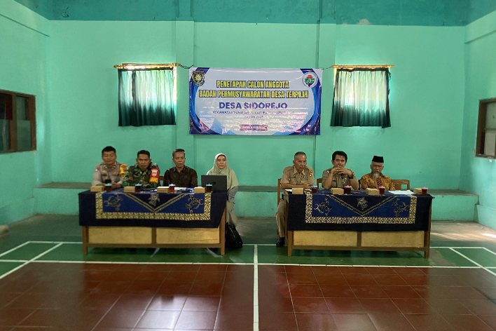Penetapan Calon Anggota BPD Terpilih Desa Sidorejo