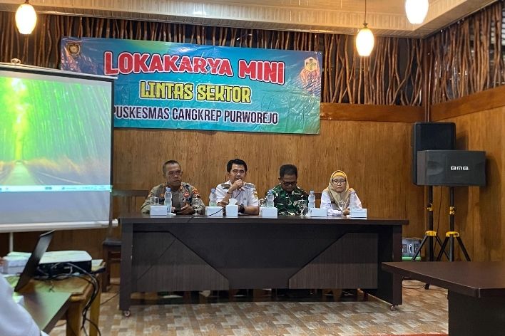 Lokakarya Mini Lintas Sektoral Puskesmas Cangkrep