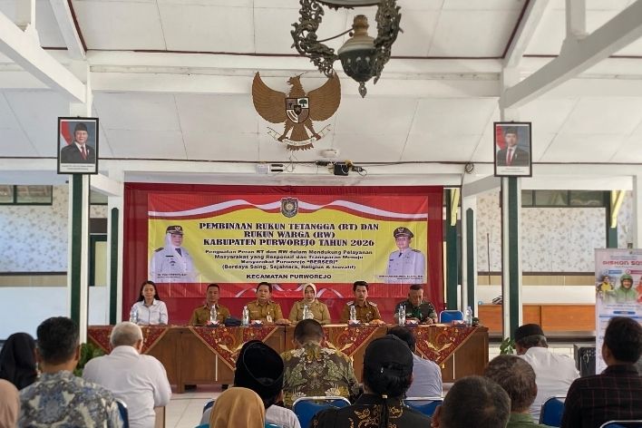 Pembinaan Ketua RT dan RW se Kecamatan Purworejo