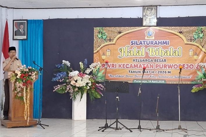 Silaturahmi Halalbihalal PWRI Kecamatan Purworejo