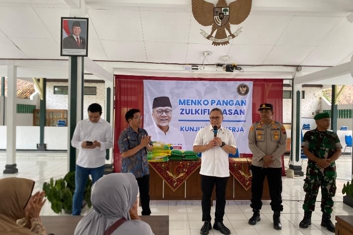 Menko Pangan Lakukan Kunjungan Kerja di Wilayah Kecamatan Purworejo