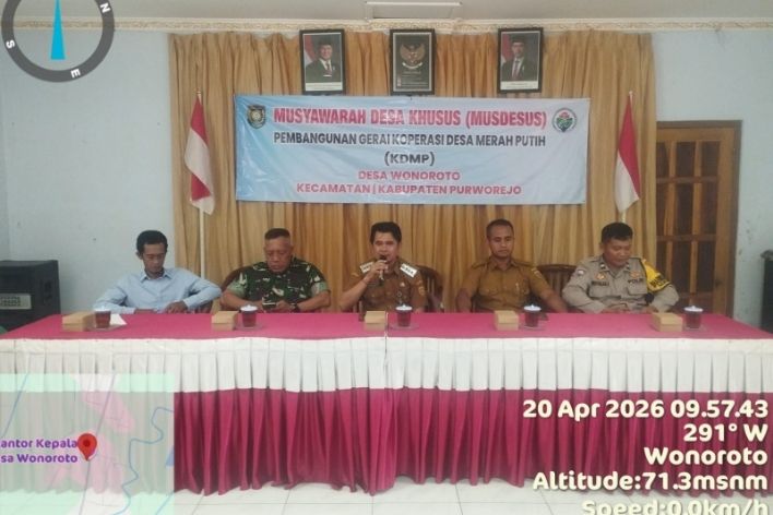 Musdesus Gerai Koperasi Desa Merah Putih Desa Wonoroto