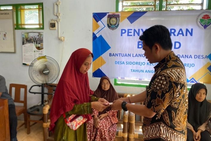 Penyaluran BLT-DD Desa Sidorejo